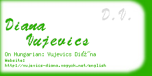 diana vujevics business card